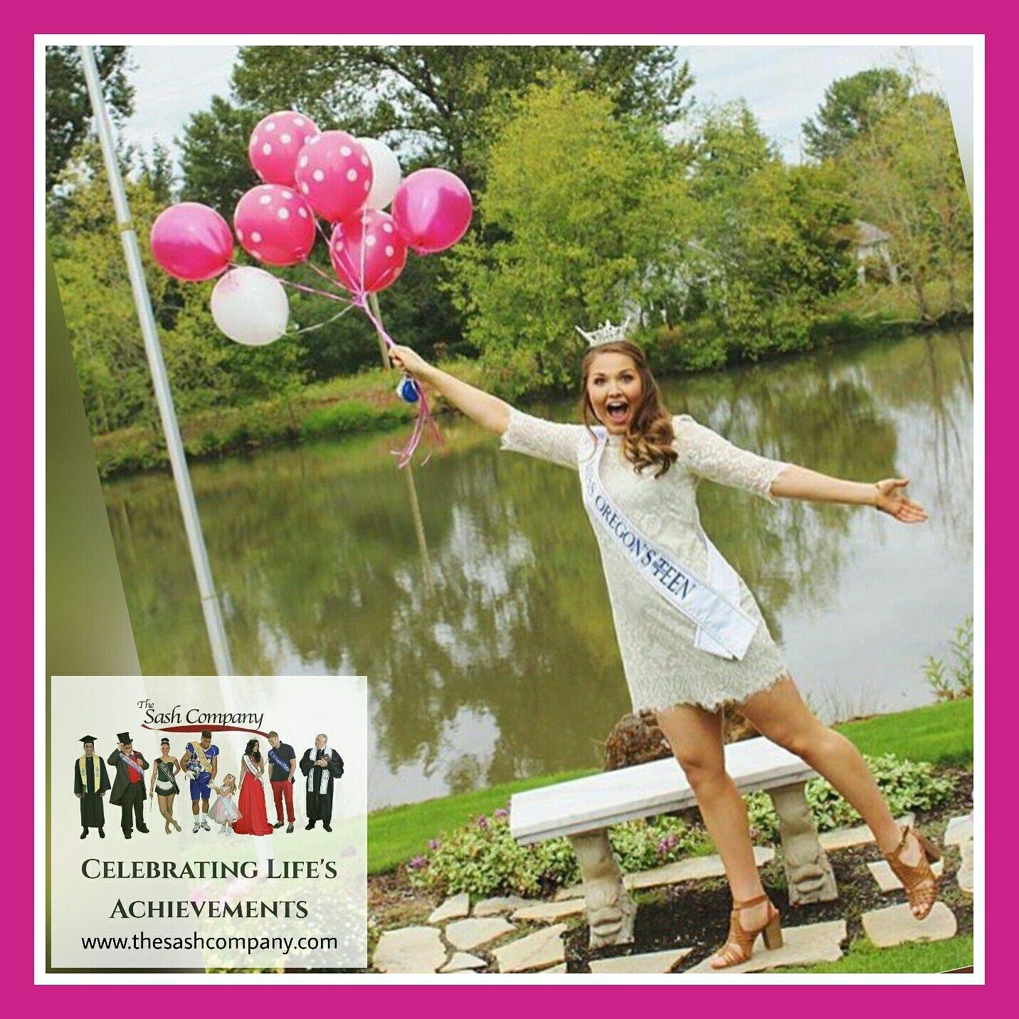 MAOTeen Miss Oregon with Balloons