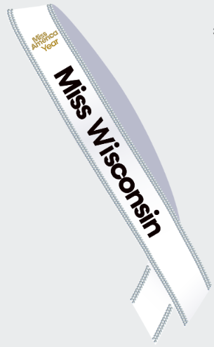 Miss America State Sashes