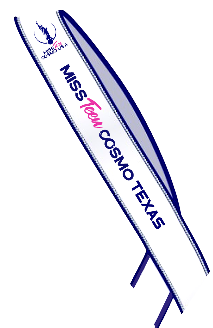 Miss Teen Cosmo USA State Sash