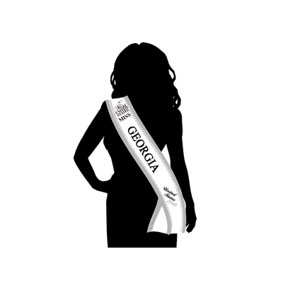 ladies sash that says miss universe for sale