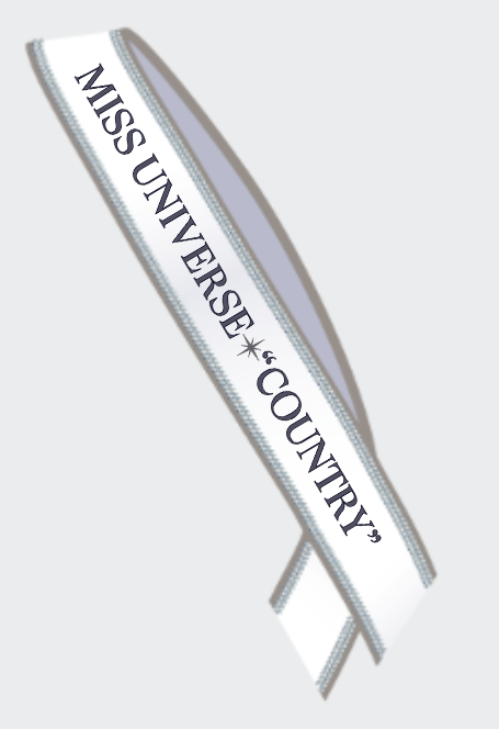Miss Universe Country Sashes