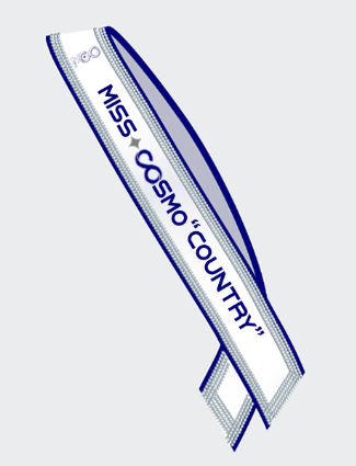 Miss Cosmo Country & National Sashes