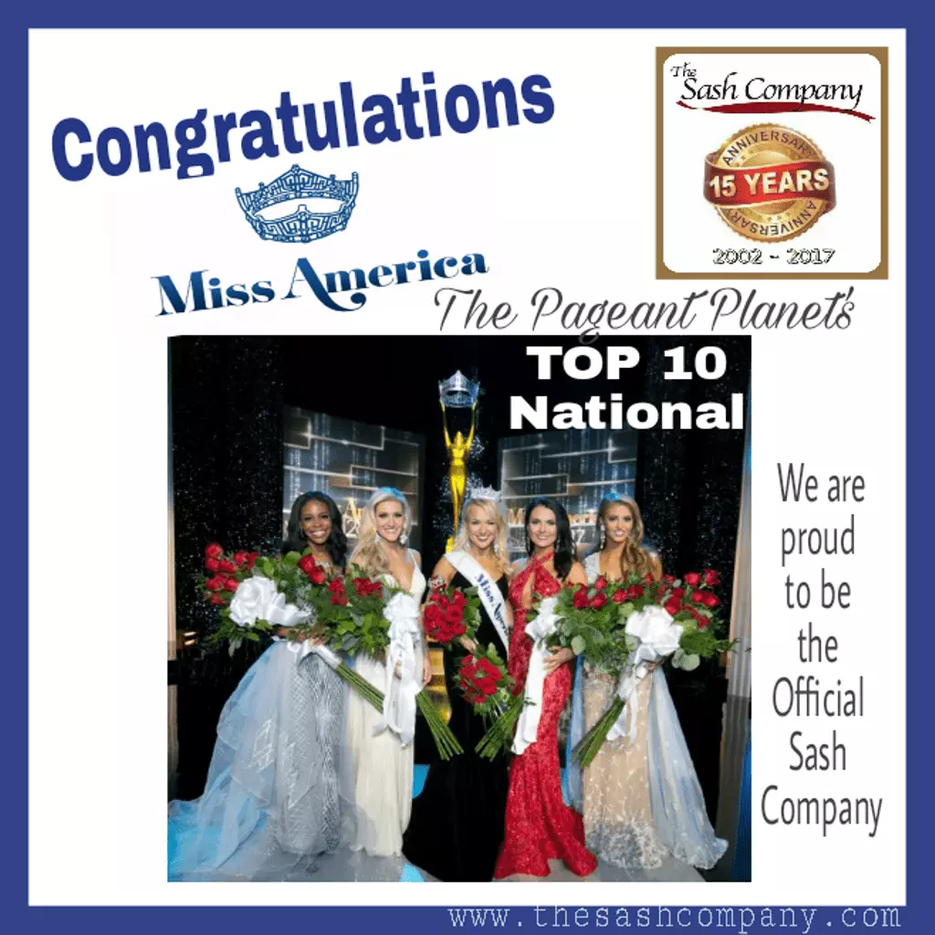 Miss America Ranked Top Ten National Pageants for 2016
