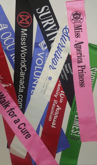 Learn about custom Promotional Event Sashes